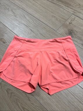 lululemon athletica Coral Athletic Running Shorts